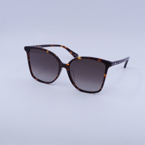 Kate BRIGITTE/F/S 0086 HA Sunglasses Havana Square Frame, Brown Lenses main image 7